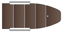 KOLIBRI KM-300 D, megerősített fa padló - szürke