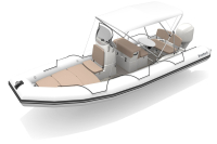 Bombard Sunrider 700 NEO felfújható csónak világos szürke / kavicsos
