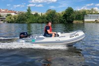 Gladiator Rib 350 AL felfújható csónak alumínium padlóval - szürke