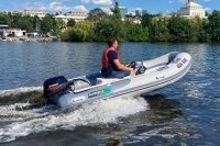 Gladiator Rib 350 AL felfújható csónak alumínium padlóval - szürke