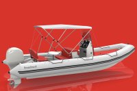 Bombard Sunrider 700 NEO felfújható csónak világos szürke / tűzszínű