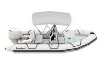 Bombard Sunrider 500 Strongan felfújható csónak világos szürke / Világos szürke kiegészítőkkel.