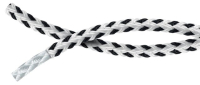 LANEX LAGUNA Poliészter horgony- és kikötőkötél 14 mm, fekete-fehér