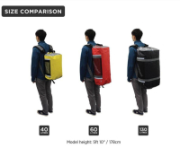 OVER BOARD Pro-Sports vízálló táska 40L - kék