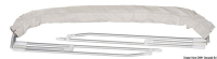 DEPTH 4-ágú alumínium biminitető fehér - szélesség 190/200 cm, csőátmérő Ø 22 mm