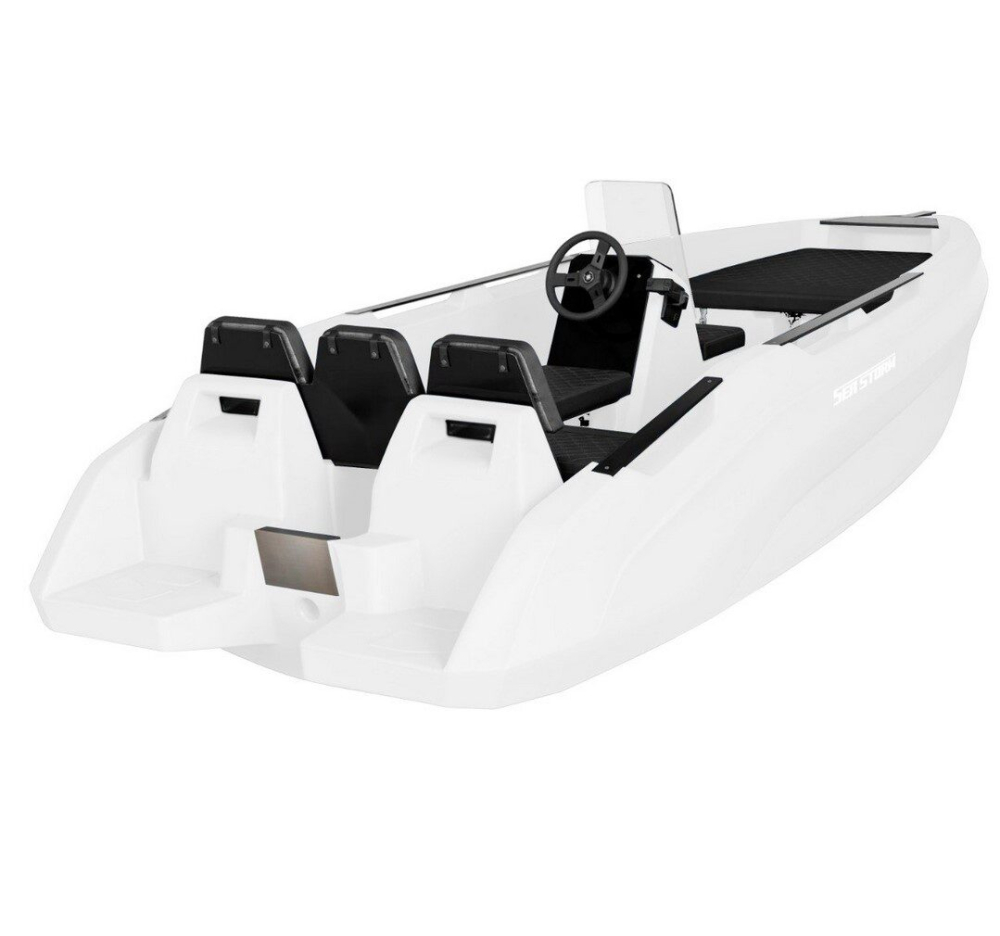 SEASTORM 14 HDPE Extra tartós műanyag csónak fehér - 427 cm