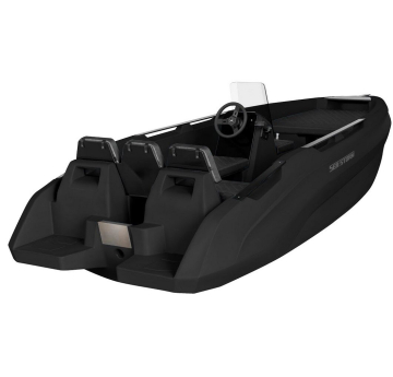 SEASTORM 14 HDPE Extra tartós műanyag csónak sötétszürke – 427 cm