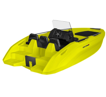 SEASTORM 17 HDPE Extra tartós műanyag csónak sárga - 518 cm