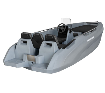 SEASTORM 14 HDPE Extra tartós műanyag csónak szürke - 427 cm