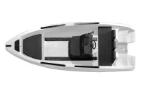 SEASTORM 17 HDPE Extra tartós műanyag csónak fehér – 518 cm