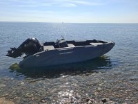 SEASTORM 17 HDPE Extra tartós műanyag csónak zöld – 518 cm