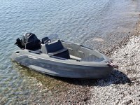 SEASTORM 17 HDPE Extra tartós műanyag csónak zöld – 518 cm