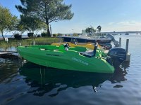 SEASTORM 14 HDPE Extra tartós műanyag csónak piros – 427 cm