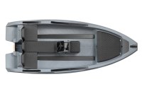 SEASTORM 14 HDPE Extra tartós műanyag csónak szürke - 427 cm