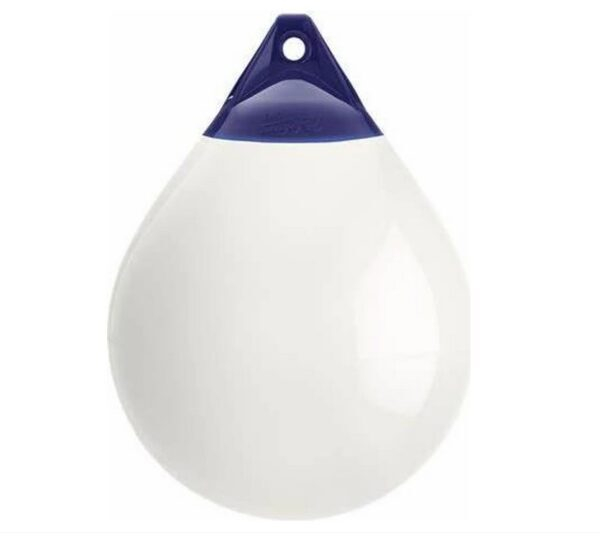 POLYFORM gömbölyű fender A1 fehér-kék – 295 x 380 mm