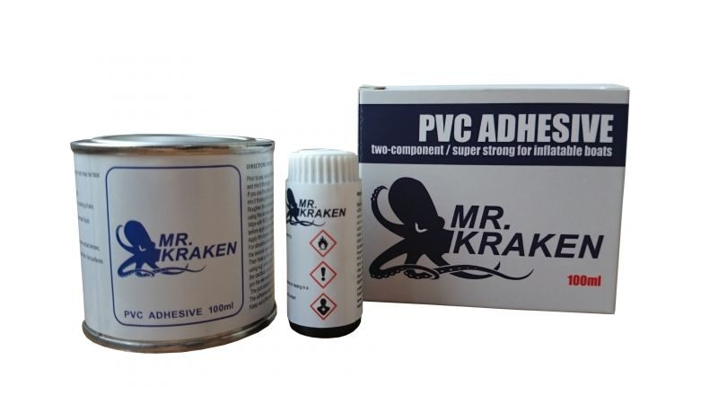Mr. Kraken kétkomponensű ragasztó PVC felfújható csónakokhoz - 100 ml