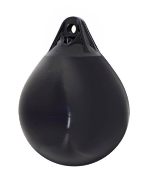 POLYFORM gömbölyű fender A1 fekete – 295 x 380 mm
