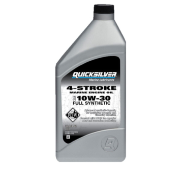 Quicksilver 10W-30 FourStroke Marine Engine Oil Full Synthetic – Négyütemű hajómotor olaj, teljesen szintetikus, 1 liter