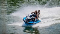 YAMAHA FX SVHO jet-ski, türkizkék