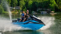 YAMAHA FX SVHO jet-ski, türkizkék