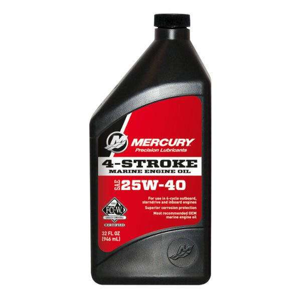 MERCURY 25W-40 minerális motorolaj 4 ütemű csónakmotorokhoz  -1 L