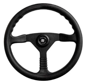 Champion műanyag kormánykerék fekete - 345 mm