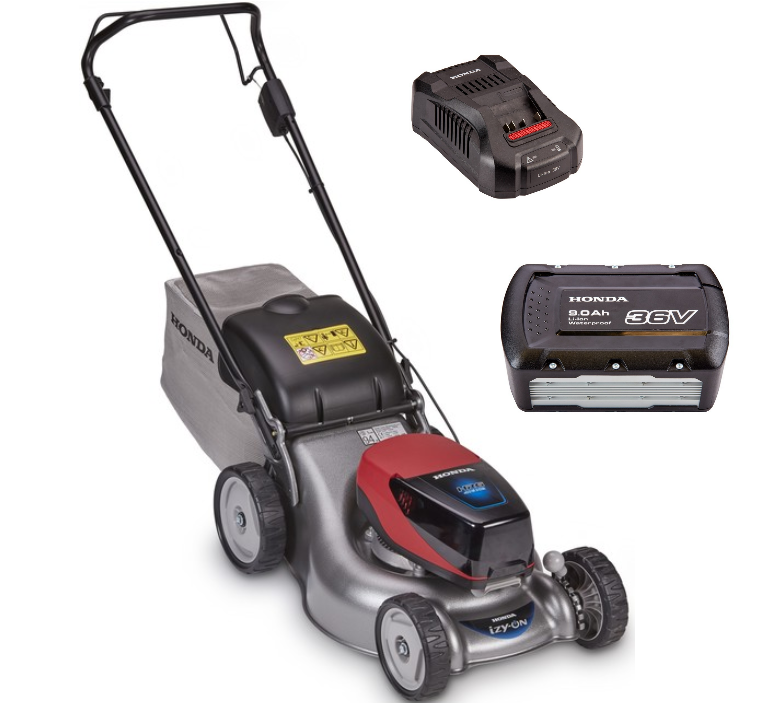 HONDA HRG 416 XB SET – 41 cm-es AKU fűnyíró hajtás nélkül (akkumulátorral és töltővel)