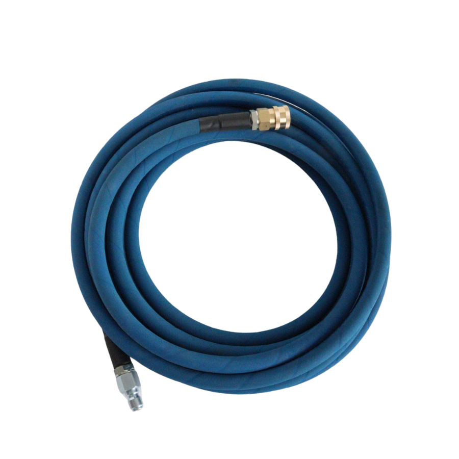 Magasnyomású gumitömlő forró vízhez 3/8″ QC – 10 m / 20 m, max. 150 °C