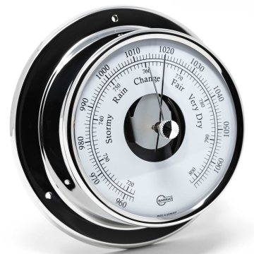 BARIGO TEMPO Barométer Ø 88 x 25 mm - polírozott króm