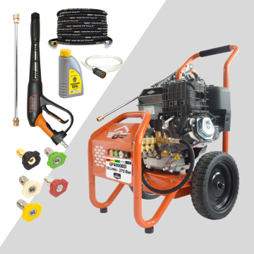 Gaspper GP4000BD benzinmotoros nagynyomású mosó, Briggs & Stratton XR2100, 13,5 LE, 275 bar / 4 000 PSI