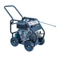 Gaspper GP3600PD dízelmotoros nagynyomású mosó, Peggas 186F A, 248 bar / 3600 PSI
