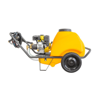 Gaspper GF120 benzinmotoros nagynyomású mosó 120 l-es víztartállyal, Peggas, 5,2 LE, 220 bar / 3 200 PSI