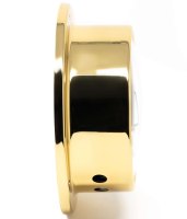 BARIGO TEMPO Termo/higrométer Ø 110 x 32 mm - polírozott sárgaréz