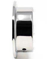 BARIGO TEMPO Termo/higrométer Ø 88 x 25 mm - polírozott króm
