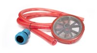 2,5 m hosszú 3/4″ szívócső készlet, műanyag szűrővel és gyorscsatlakozó adapterrel