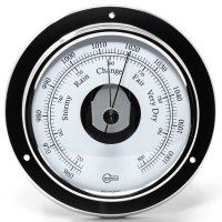 BARIGO TEMPO Barométer Ø 88 x 25 mm - polírozott króm