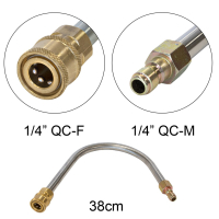 Ereszcsatorna-tisztító toldat QC 1/4“- M / QC 1/4″- F 38cm