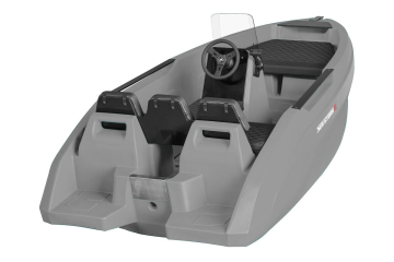 SEASTORM 12 HDPE Extra tartós műanyag csónak szürke – 366 cm