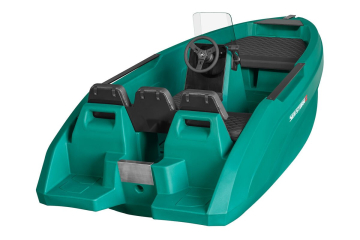 SEASTORM 12 HDPE Extra tartós műanyag csónak sötétzöld – 366 cm