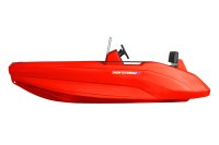 SEASTORM 12 HDPE Extra tartós műanyag csónak piros – 366 cm