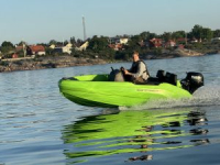 SEASTORM 12 HDPE Extra tartós műanyag csónak zöld – 366 cm