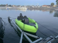 SEASTORM 12 HDPE Extra tartós műanyag csónak zöld – 366 cm
