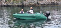 SEASTORM 12 HDPE Extra tartós műanyag csónak sötétzöld – 366 cm