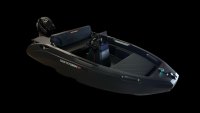 SEASTORM 13s HDPE Extra tartós műanyag csónak szürke – 400 cm