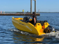 SEASTORM 12 HDPE Extra tartós műanyag csónak sárga – 366 cm
