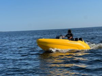 SEASTORM 12 HDPE Extra tartós műanyag csónak sárga – 366 cm