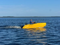 SEASTORM 12 HDPE Extra tartós műanyag csónak sárga – 366 cm