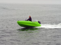 SEASTORM 12 HDPE Extra tartós műanyag csónak zöld – 366 cm
