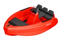 SEASTORM 12 HDPE Extra tartós műanyag csónak piros – 366 cm