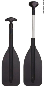 Mini teleszkópos evező 70 - 120 cm - fekete